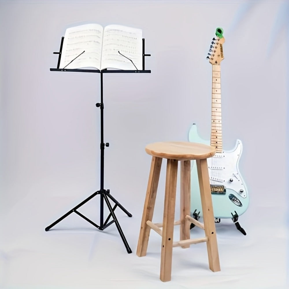 Folding Music Stand, Portable, Foldable, 2-in-1 for Holding Sheet Music For Lessons