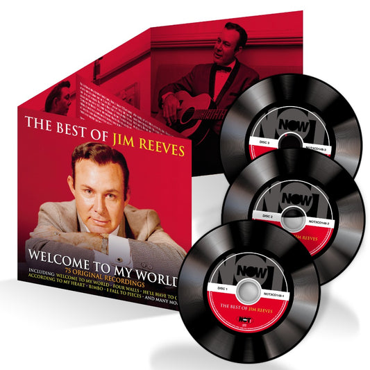 3CD Jim Reeves - Welcome To My World- 75 Original Recordings