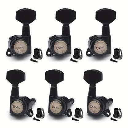 Guitar Tuning Peg Set, 6pcs, 6 pcs, SAPHUE, Premium for Replacing Guitar Tuning Hardware