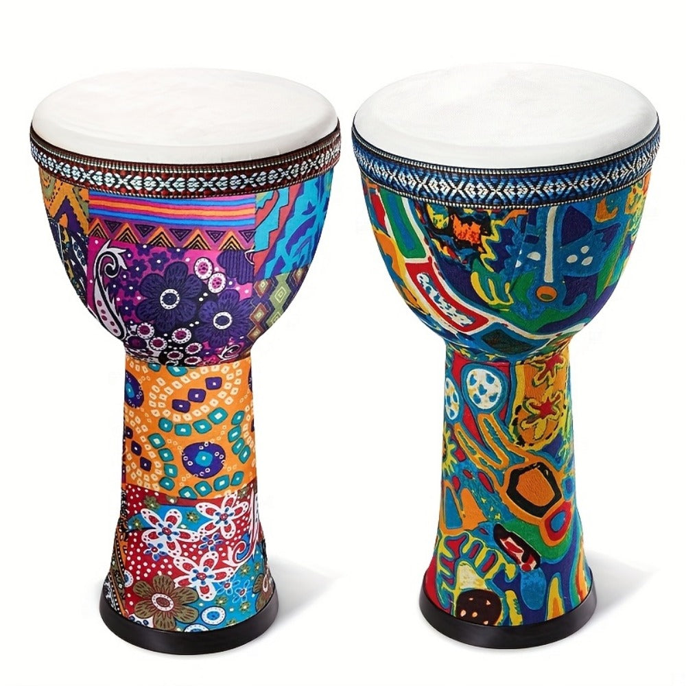 Hand Drum, Portable, Handmade, Campfire, 8-inch for Rhythm Practice