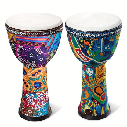 Hand Drum, Portable, Handmade, Campfire, 8-inch for Rhythm Practice