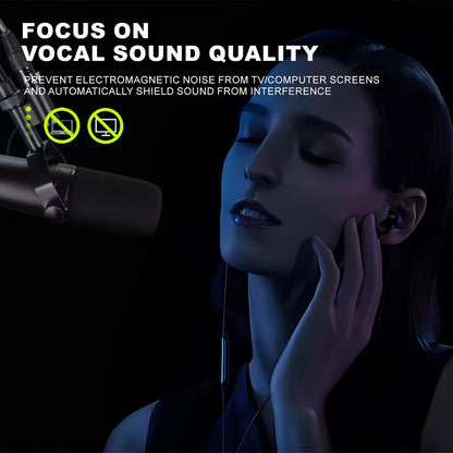 Recording Microphone, Dynamic, Professional, SM7B for Recording and Streaming