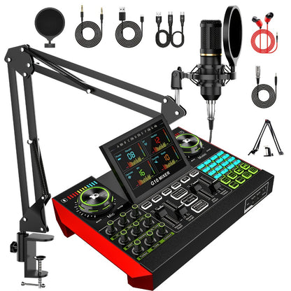 Audio Mixer, USB, Stereo, Sound, Board, Console for Live Sound