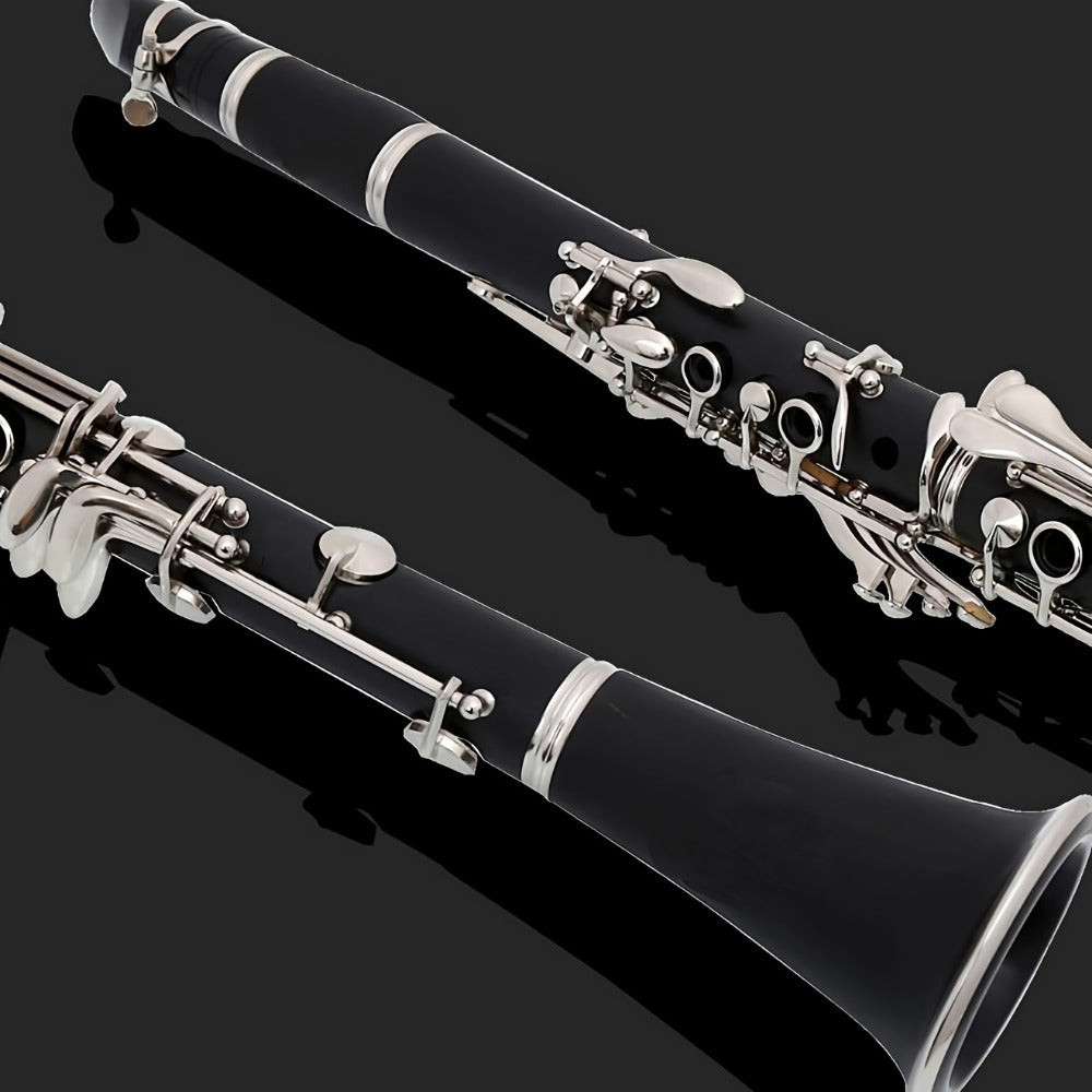 B-Flat Clarinet, HOGSN, 17-Key, Black for Lessons and Practice
