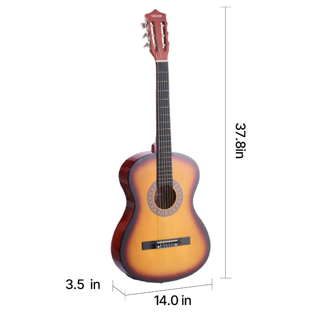 Acoustic Guitar, VEVOR, Classical, Beginner for Lessons and Practice