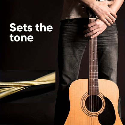 Acoustic Guitar, Strings, Set, Bronze for Lessons and Practice