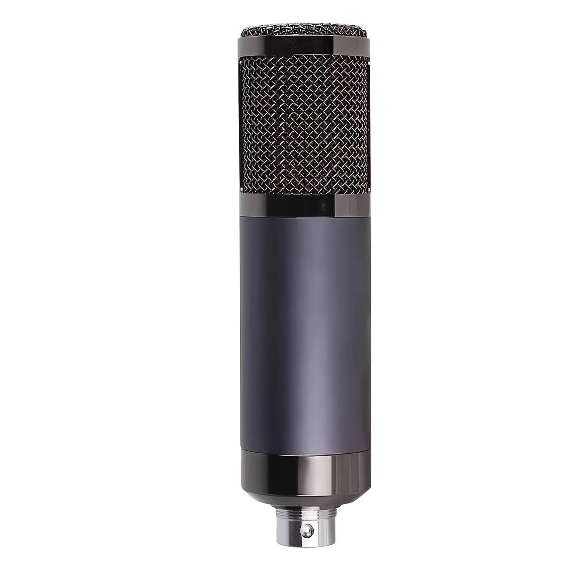 F22 Metal Condenser Microphone With XLR Connector, 48V Phantom Power, Plug-and-Play Operation. Excellent Studio Recording Performance. Ideal For Recording, Dubbing, Live Streaming, Karaoke, And Self-media Content. Low Noise Reduction, Stable Output