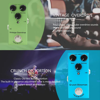 Guitar Multi-Effects Processor, Multiple, Easy, Adjust for Guitar Or Bass Tone Shaping