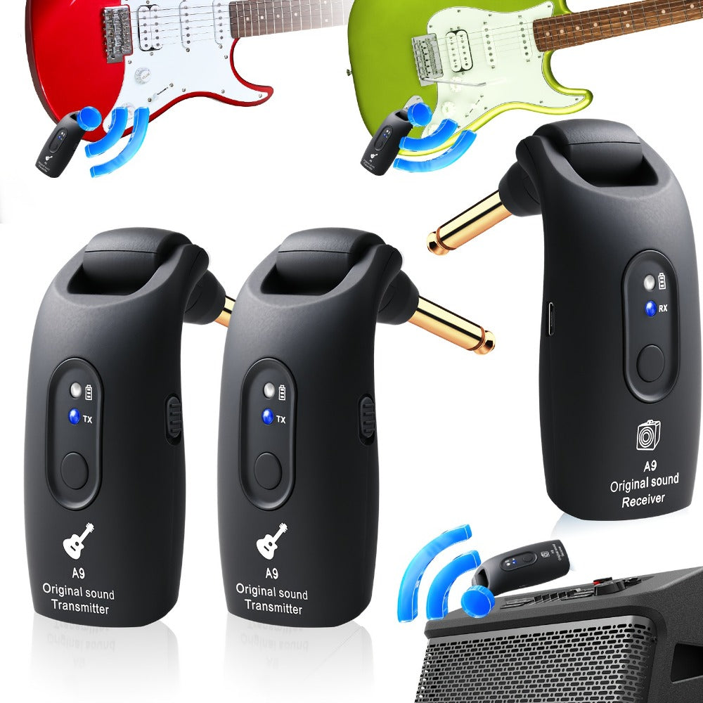 Wireless Instrument System, Black - 2, 2.4 GHz Wireless for Wireless Connection Between A
