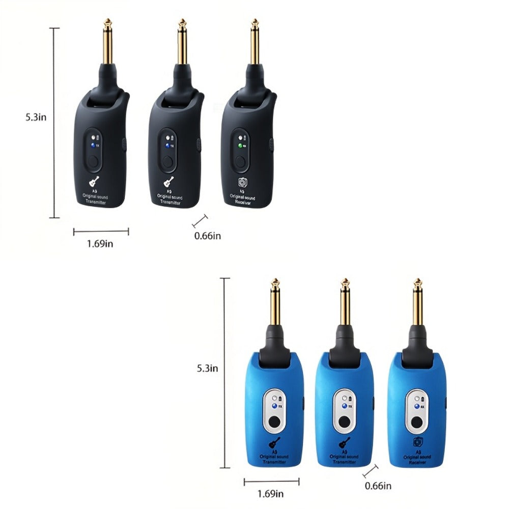 Wireless Instrument System, Black - 2, 2.4 GHz Wireless for Wireless Connection Between A