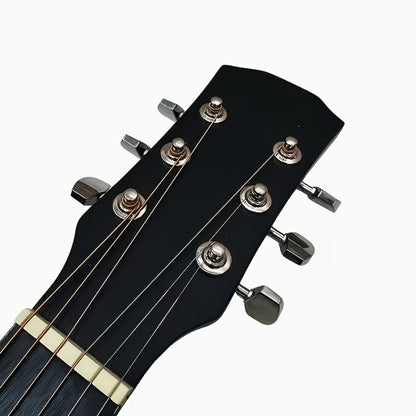 Acoustic Guitar, Portable, 38 Inch, Halloween, Inch, Starter for Lessons and Practice