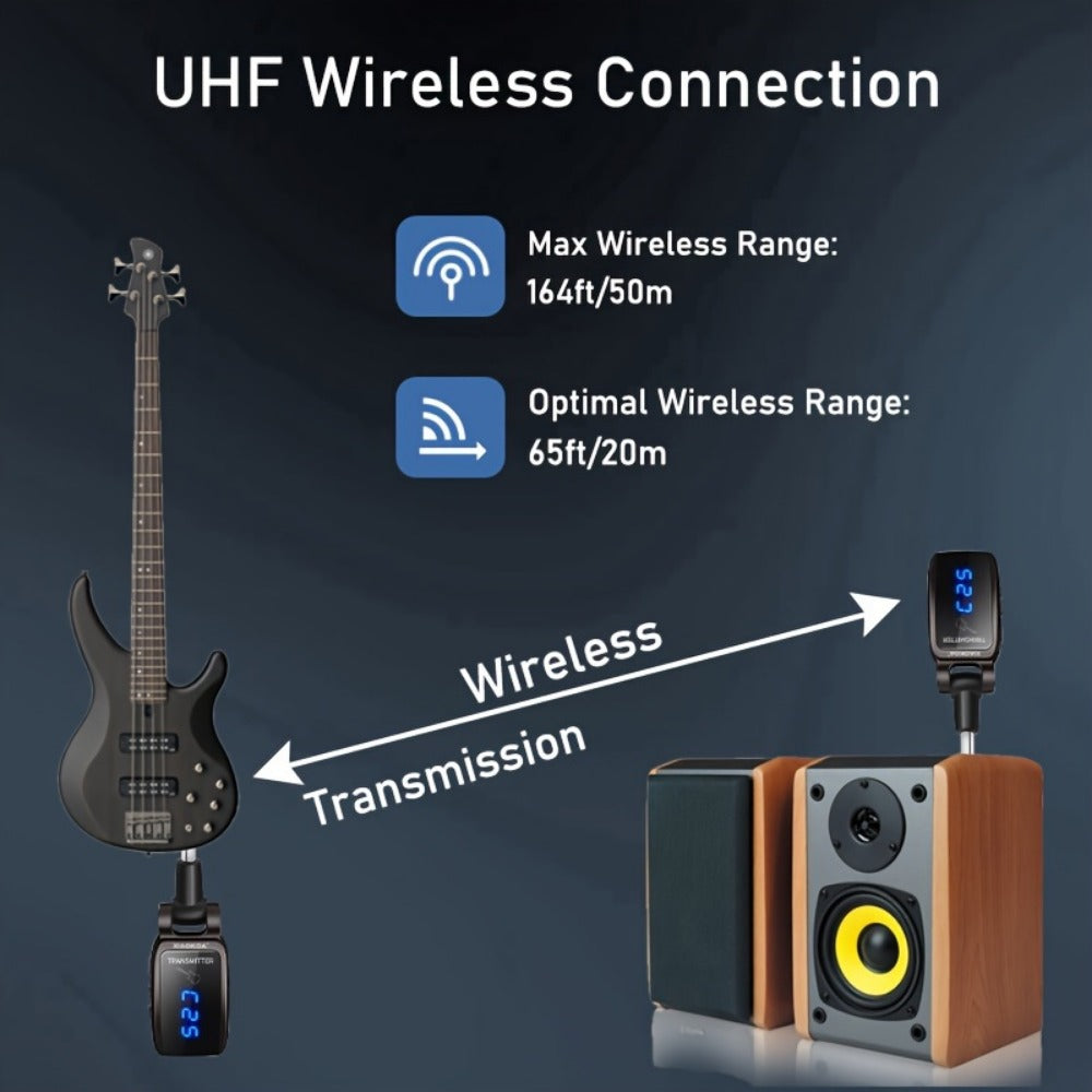 Wireless Instrument System, 164Feet, Wireless, 164Feet for Wireless Connection Between A