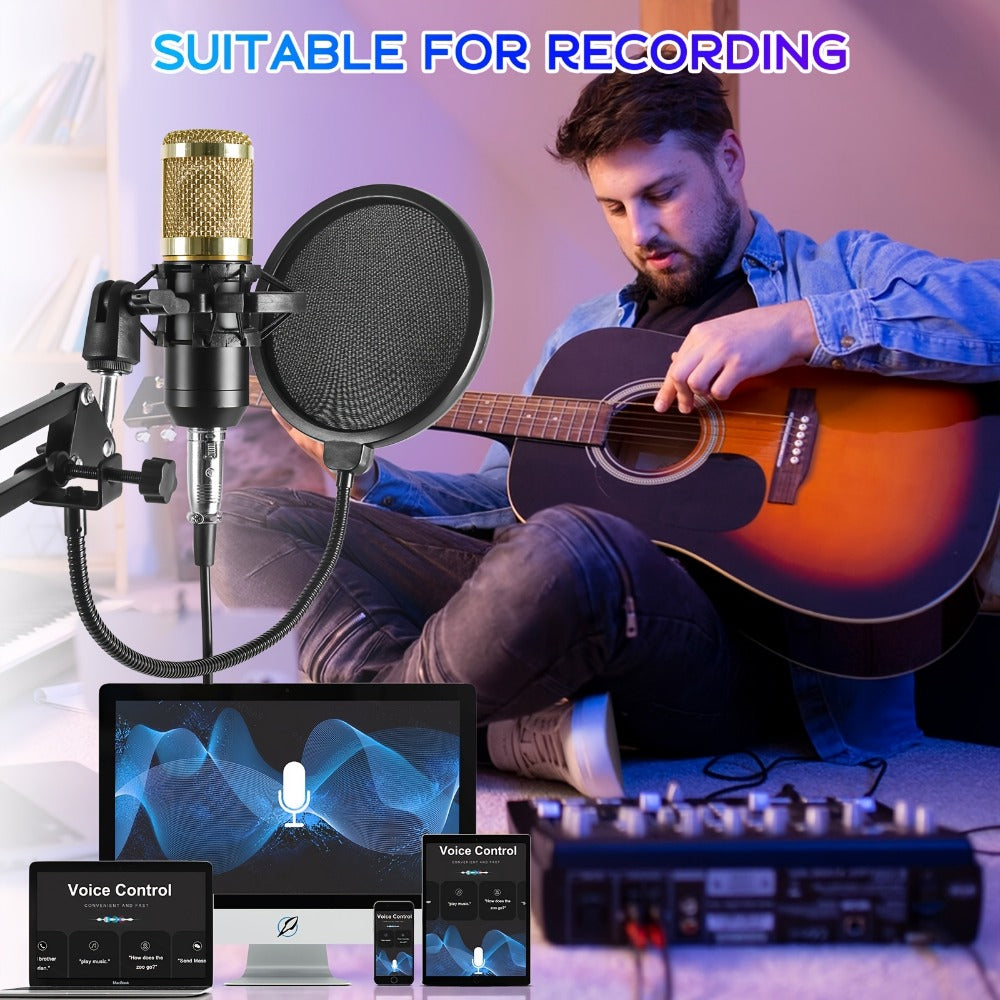 USB Audio Interface, 48 volts, Wireless, USB-C, Podcast, Equipment for Recording