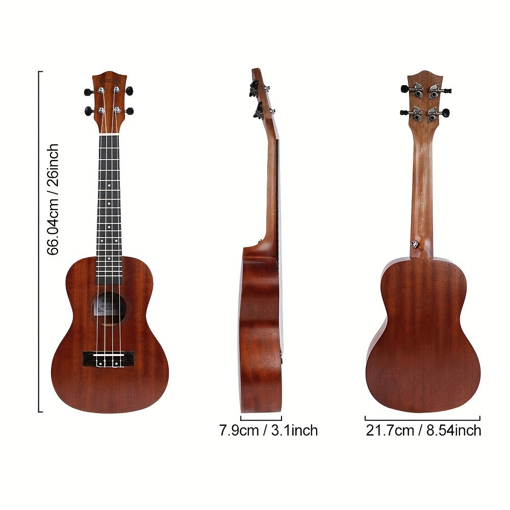 Guitar Pick Set, 21 Inch, 23 Inch, Inch, Ukulele, Beginner for Practice and Performance
