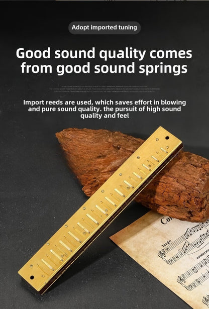 Blues Harmonica, SWAN, 28-Hole, Chromatic for Blues Practice