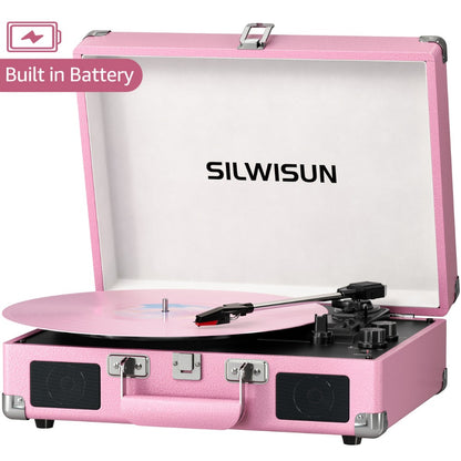 Vinyl Record, Wireless, Portable, Player, Built for Music Listening and Collecting