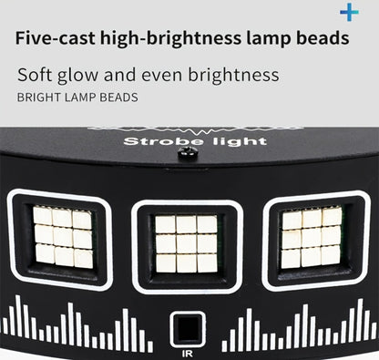 LED Stage Light, USB, Portable, Pack, Flower, Dance for Stage and Party Lighting