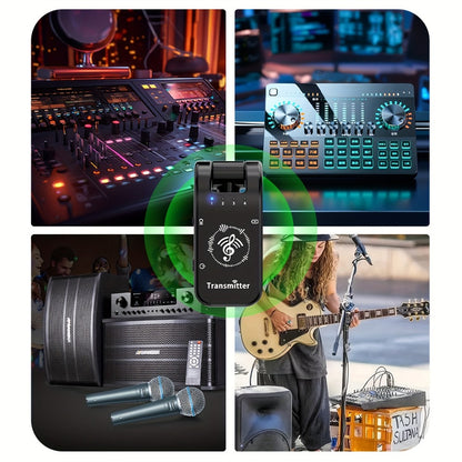 Wireless In-Ear Monitor System, Portable, 2.4 GHz Wireless for Personal Monitoring