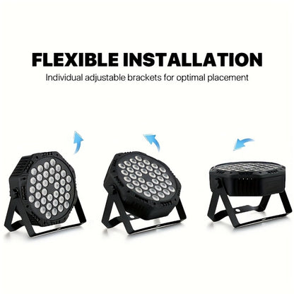 LED Stage Light, DMX Control, RGB, 20/12/10/8/6/4/2/1pc for Stage and Party Lighting