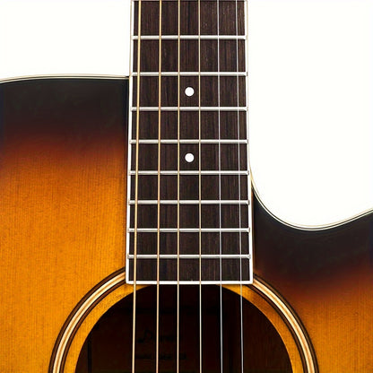 Acoustic Guitar Strings Set, Bronze Finish, Hexagonal Core, Uncoated Plain Winding, Rich Tone, Hard Tension, 0. 010 Gauge - Full-bodied Sound and Durability