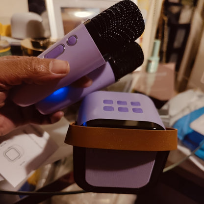 Portable PA Speaker, K12, RGB, Wireless, Karaoke, Machine for Parties and Karaoke