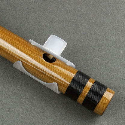 Japanese Bamboo Flute, Handmade 7/8-Hon Wind Instrument for Beginners