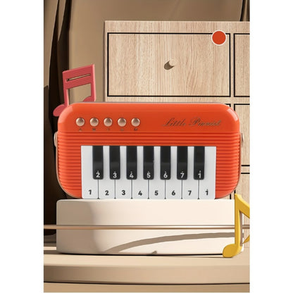 Mini Piano Keyboard, Portable, 15 Keys, Music for Basic Music Play And Portable Beginner