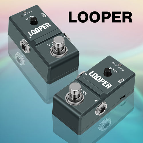 Mini Looper Pedal, Up To 10 Minutes Of Recording Time. High Qualitysound With 24 Bit/ 48Khz Sampling Rate. Has USBconnectivity For Uploading Loops Or Downloadingsongs. Note That The Power Supply Is Not Included.
