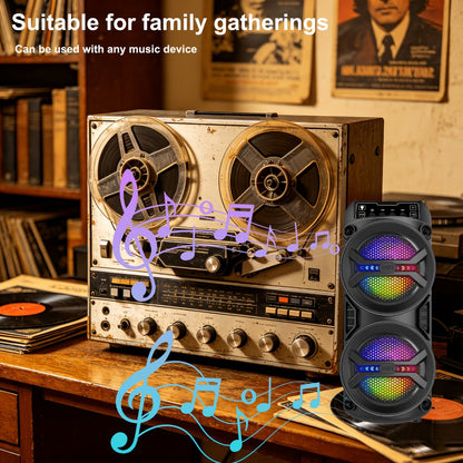 Portable PA Speaker, Dynamic, RGB, Wireless, Peak, 6500W for Parties and Karaoke