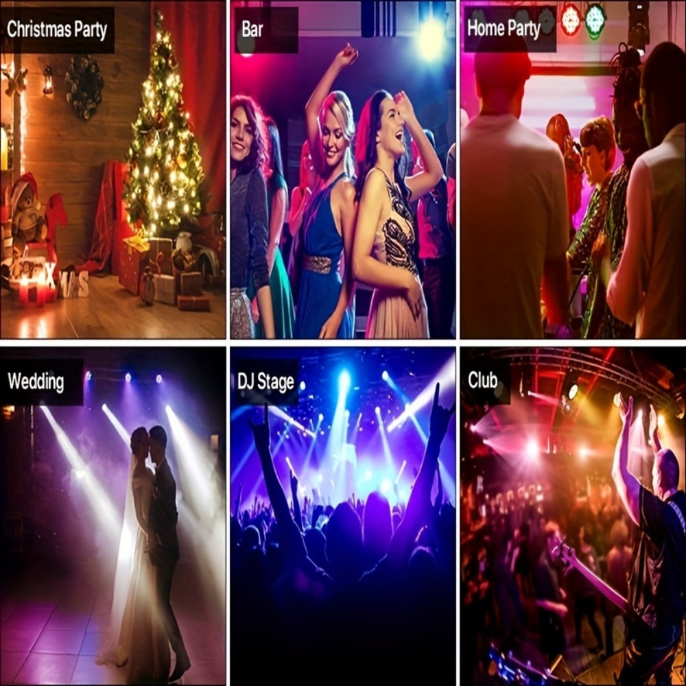 LED Stage Light, 50 feet, RGB, Sound Activated, Lights, Party for Stage and Party Lighting
