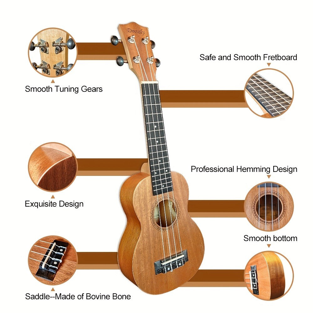 Guitar Pick Set, 21 Inch, 23 Inch, Inch, Ukulele, Beginner for Practice and Performance