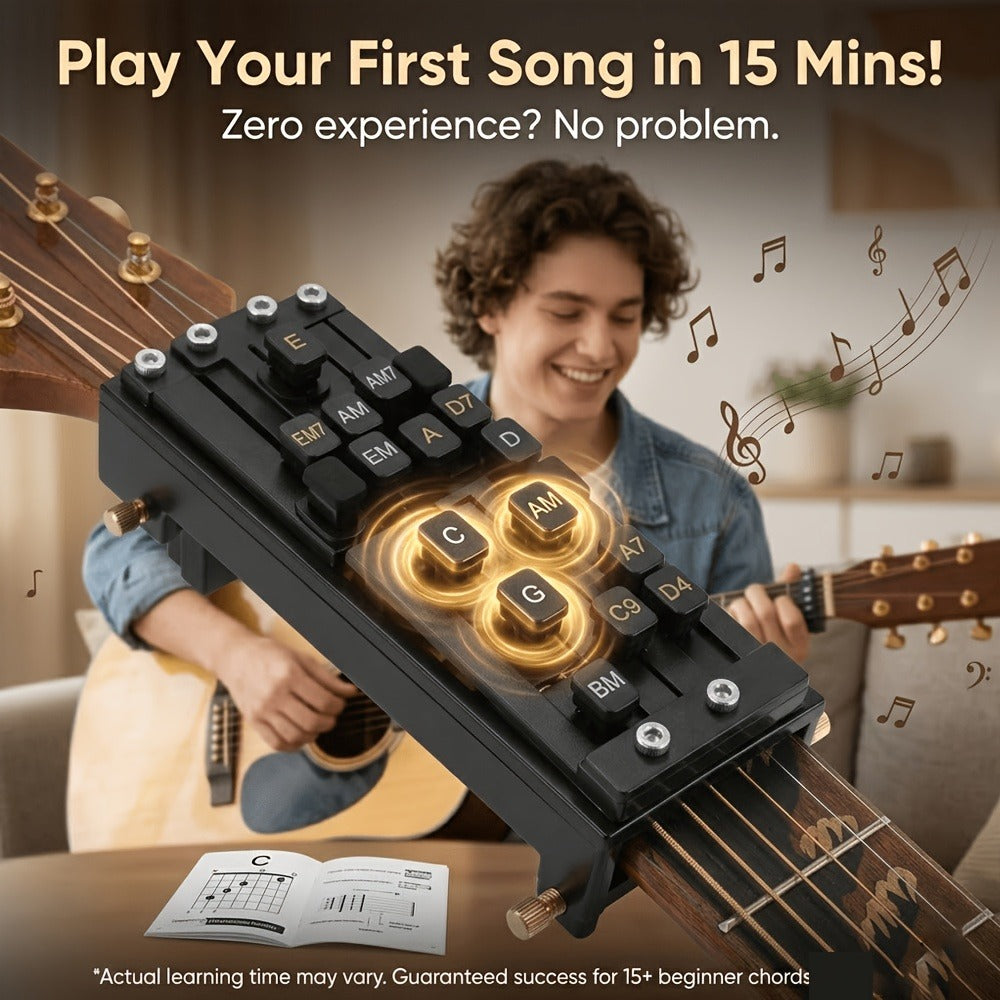 Guitar Chord Trainer, Guitar Chord Presser, Portable for Beginner Chord Fingering