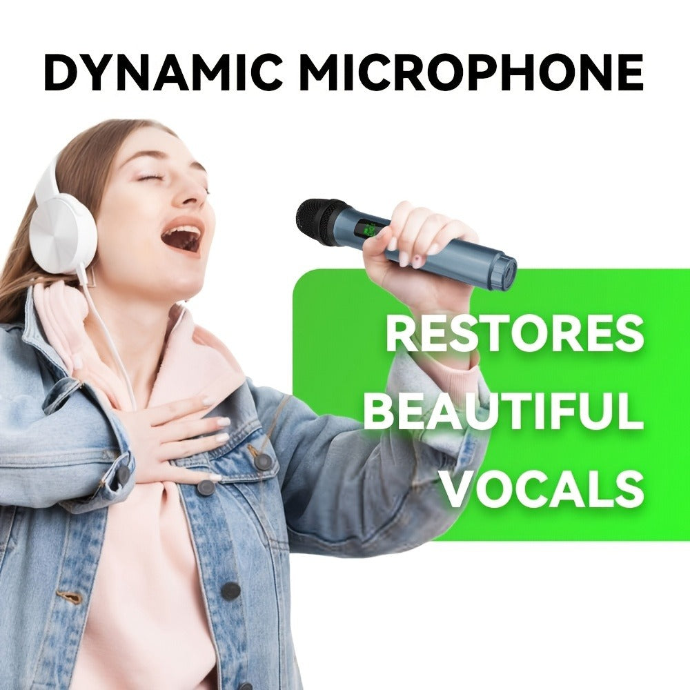Recording Microphone, 4pcs, Handheld, Cordless for Recording and Streaming