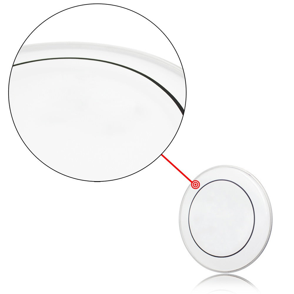 Transparent Drum Head Set, 12 to 22-Inch Heads for Compatible Drum Kits