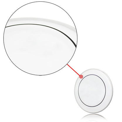 Transparent Drum Head Set, 12 to 22-Inch Heads for Compatible Drum Kits