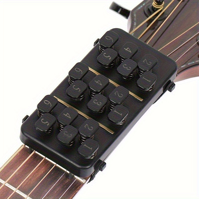 1pc Vocal Guitar Chord Trainer, Suitable for Beginners - Portable Guitar Learning System, Easy-to-use Chord Charts, Compact Folk Guitar Practice Tool, Suitable for Beginners, Compatible with Vocal Guitar - Suitable for Home, Studio or On-the-go Pract
