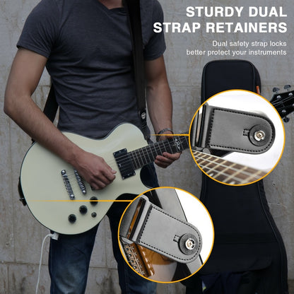Adjustable Guitar Strap, Adjustable, 3 Inch, LGS-5, Inch, Wide for Supporting A Guitar