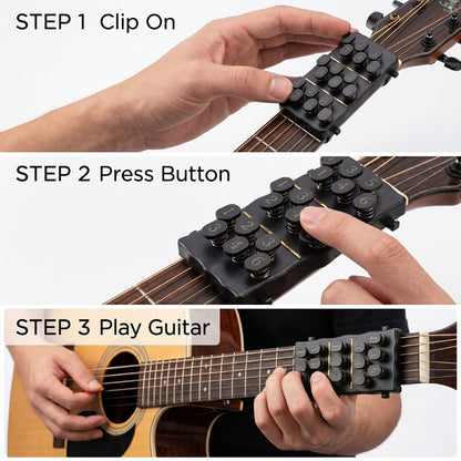 Guitar Chord Trainer, Portable, 1pc for Beginner Chord Fingering And Transition Practice