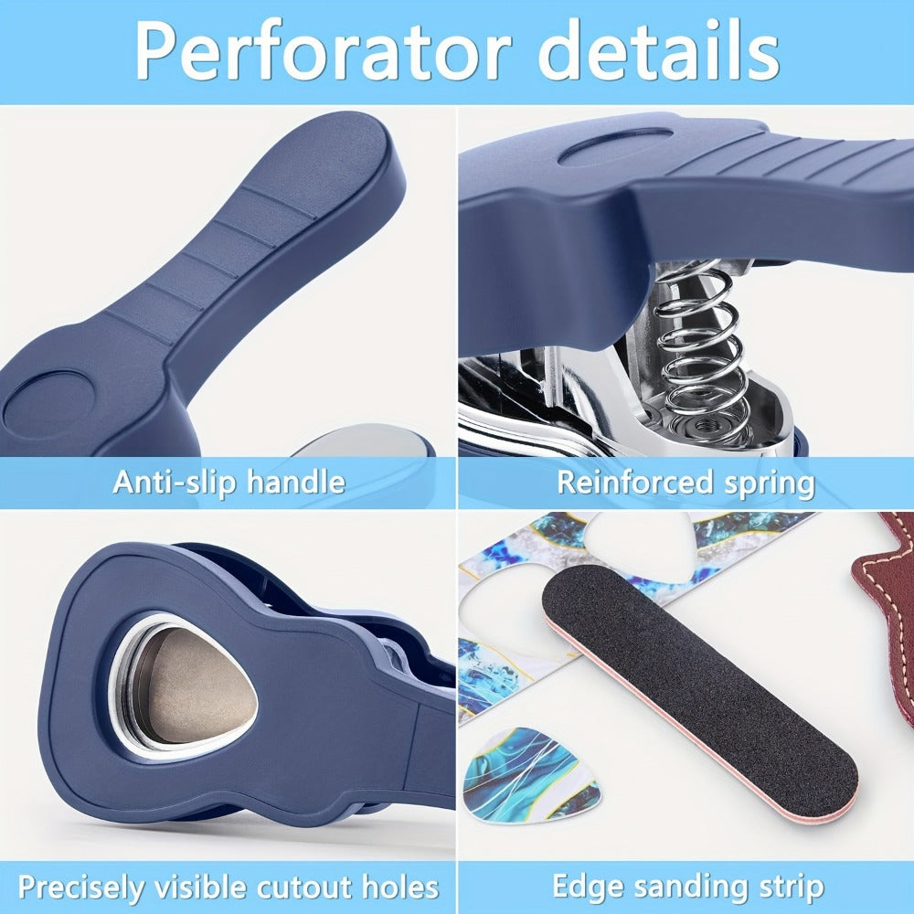 Guitar Pick Set, Punch, Kit, Bass for Practice and Performance