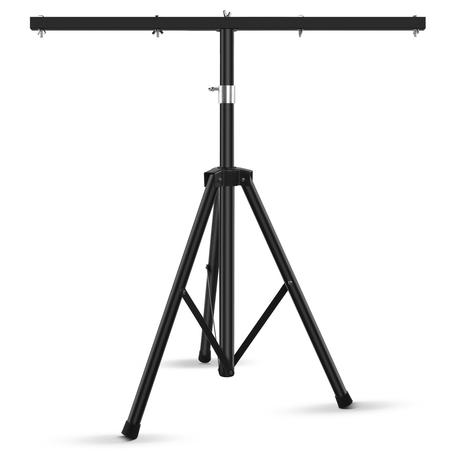 Adjustable Tripod Stand for Audio Djs Featuring a Top T Bar, Suitable for PAR Cans, Wash Lights, Or Various Lighting Fixtures