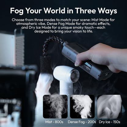 Stage Fog Machine, USB-C, Adjustable, Ulanzi, FILMOG for Stage and Party Lighting