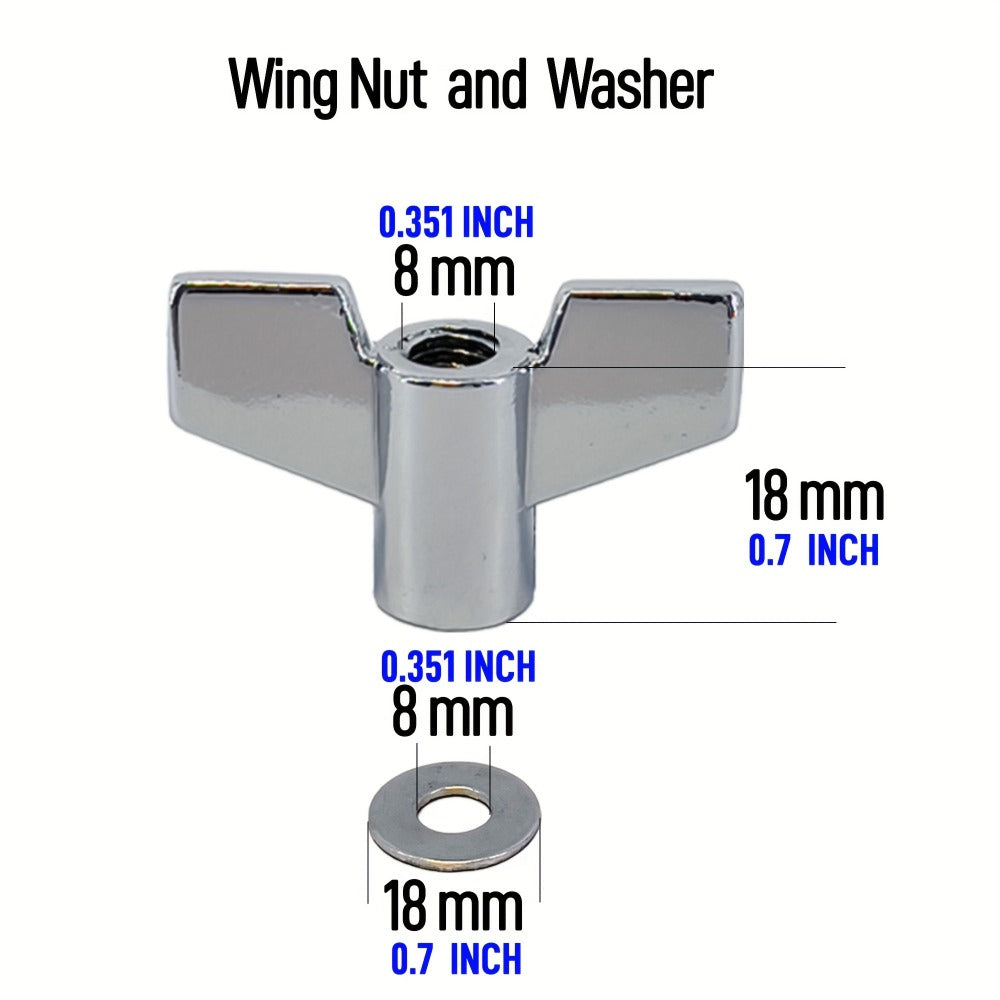 Cymbal Hardware Kit, 21pcs, Set, Standard for Maintaining And Mounting Drum Set Cymbals
