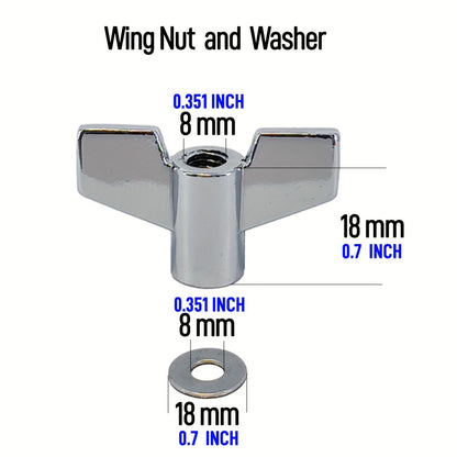 Cymbal Hardware Kit, 21pcs, Set, Standard for Maintaining And Mounting Drum Set Cymbals