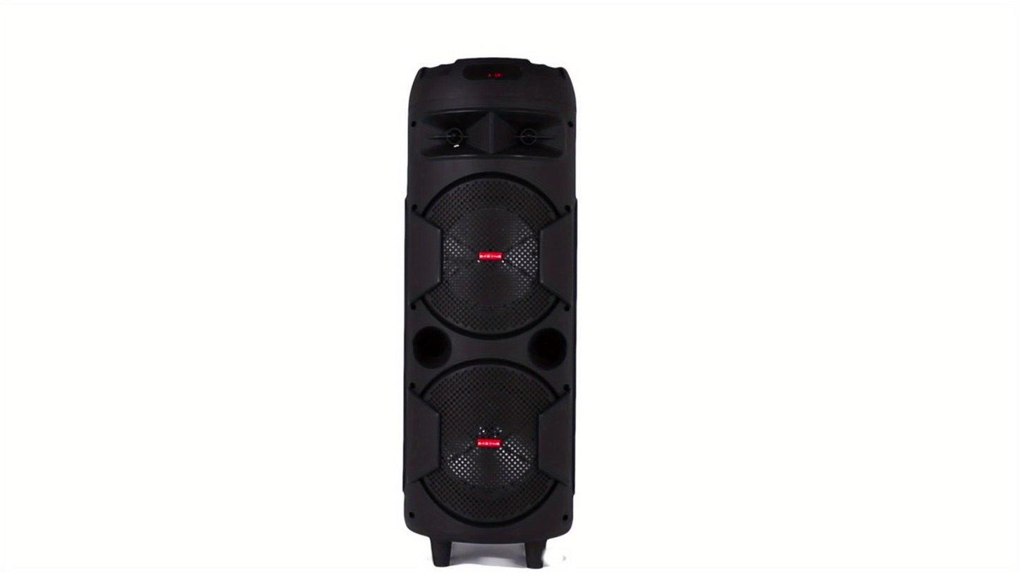 Portable PA Speaker, 59cm, Remote Control, Bluetooth, Dual, Karaoke for Parties