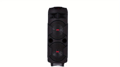 Portable PA Speaker, 59cm, Remote Control, Bluetooth, Dual, Karaoke for Parties