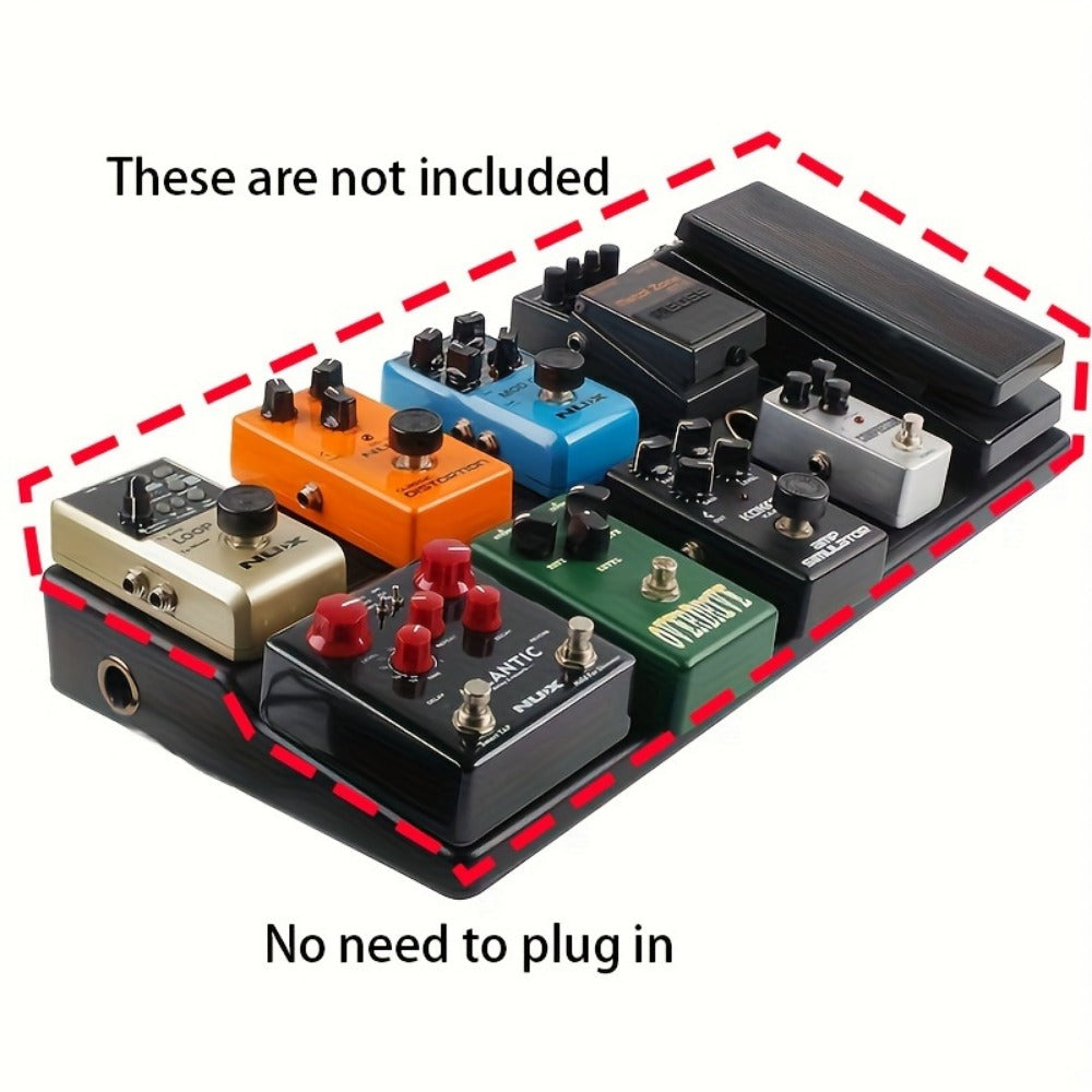 Guitar Pedalboard, 1pc, Effects, Pedal for Organizing And Carrying Guitar Effects Pedals