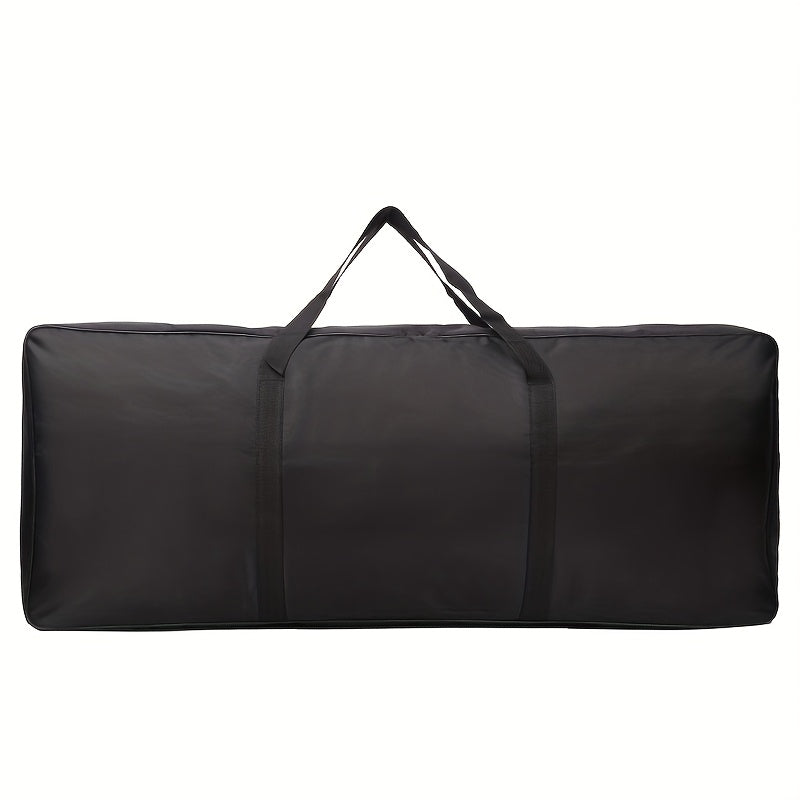 Black 420D Oxford Fabric Portable Electronic Keyboard Bag - Durable Keyboard Case with Zipper &amp; Carry Handle, Fits 61/88 Keys