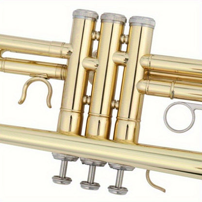 B-Flat Trumpet, 0.08mm, 8.7 cm, Ideal, Beginner, Musicians for School Band