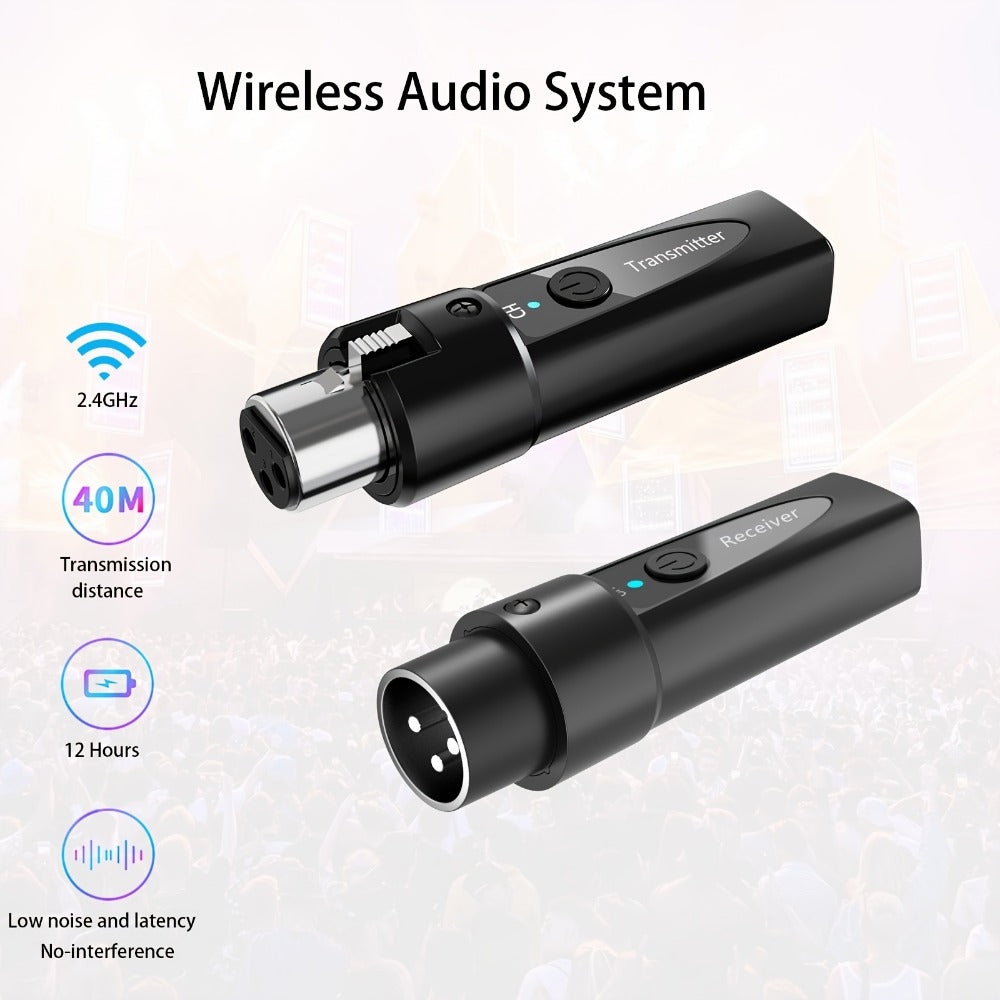 Recording Microphone, USB, 2.4 GHz Wireless, Wireless, XLR, System for Recording