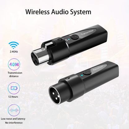 Recording Microphone, USB, 2.4 GHz Wireless, Wireless, XLR, System for Recording